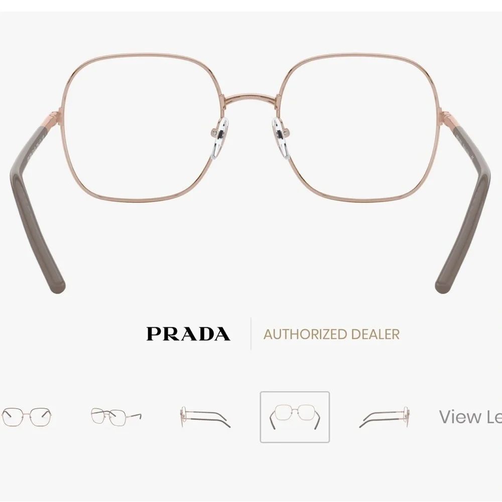 NEW Prada PR 56WV 02H1O1 54 Brown/Beige Eyeglasses PRESCRIPTION
